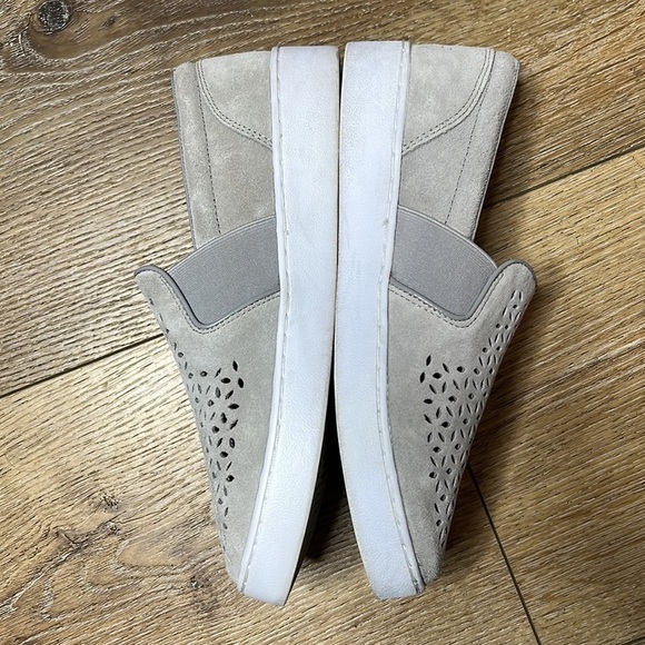 Vionic Kani Gray Suede Slip On Sneaker Size 7 - Picture 3 of 8